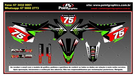 Kit Grafico Crf230 Capa De Banco Gripper Ano 2015 2019 Point