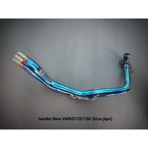 Jual Leheran Header Vario Blue Pipe By Original Bd Shopee