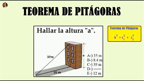 Matem Ticas Secundaria Eso Calcular La Altura Cateto De Un Edificio