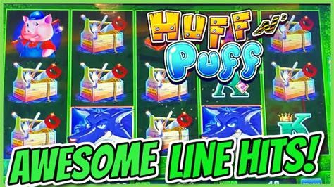 Huge Line Hits And Bonus On Huff N Puff Lock It Link Slot Machine High