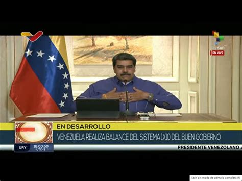 Telesur Tv On Twitter Envivo El Presidente De Venezuela