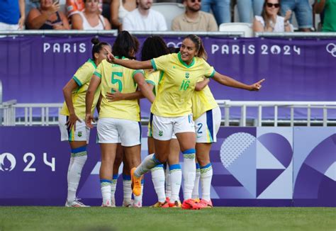 Brasil Vence Nig Ria Na Estreia Da Sele O Feminina Nos Jogos Ol Mpicos