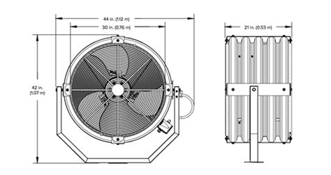 Portable And Mountable Fan Yellow Jacket From Big Ass Fans