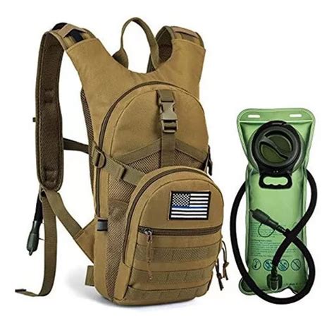 Mochila De Hidratacion Molle Tactica Rupumpack Con Vejiga Mercadolibre