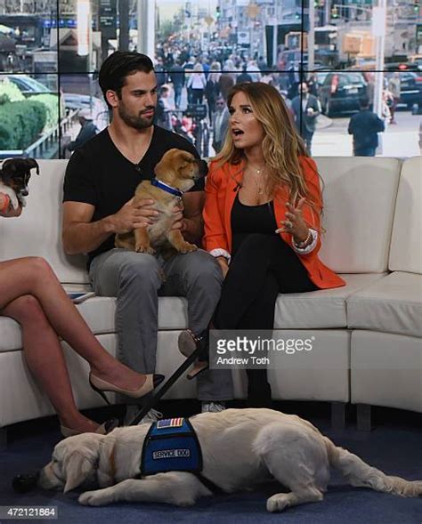 Eric Decker And Jesse James Visit Fox And Friends Photos And Premium High Res Pictures Getty