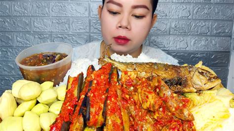 Sambal Tempe Ikan Asin Terong Balado Tumis Sawi Putih Sambal Dadak