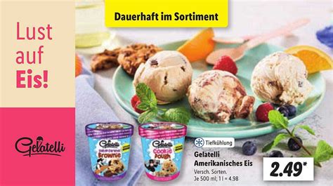 Gelatelli Amerikanisches Eis Angebot Bei Lidl