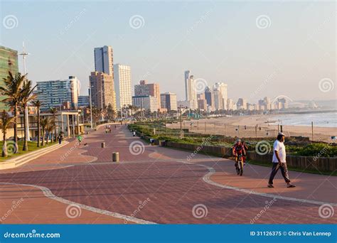 Durban Beachfront Skateboard Park Landscape Editorial Image ...