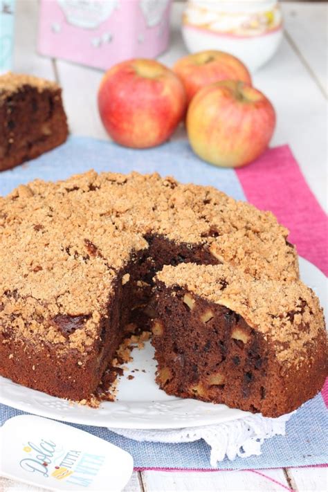 Torta Cioccolato Mele Amaretti Ricetta Torta Di Mele Con Impasto Al Cacao