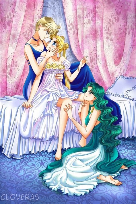 Tsukino Usagi Ten Ou Haruka Kaiou Michiru Princess Serenity