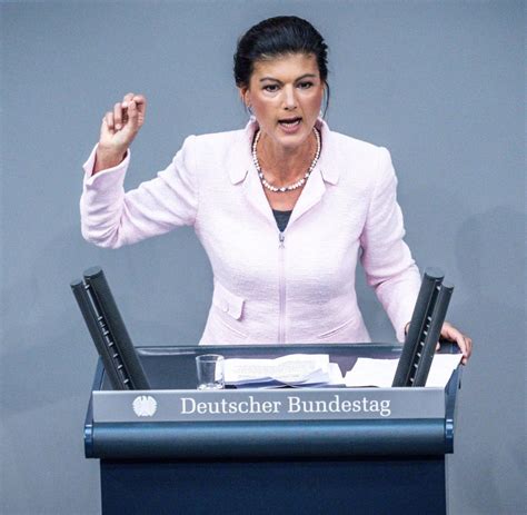 Wagenknecht sorgt mit Wirtschaftskrieg Vorwurf für Wirbel WELT