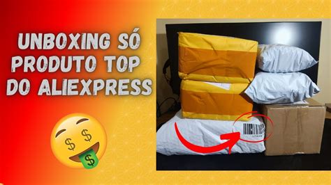 Unboxing Produtos para revenda do Aliexpress Só produtos top YouTube