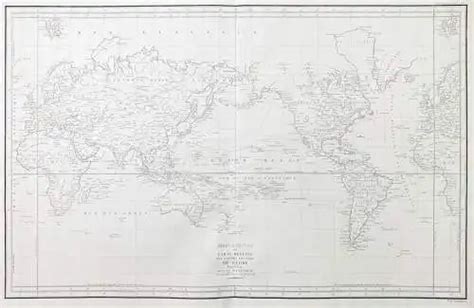 Mappemonde Ou Carte Reduite Des Parties Connues Du Globe Pour Servir Au