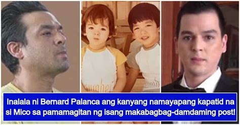 Bernard Palanca pens emotional message for his late brother Mico ...