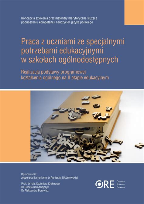 Praca z uczniami ze specjalnymi potrzebami edukacyjnymi w szkołach