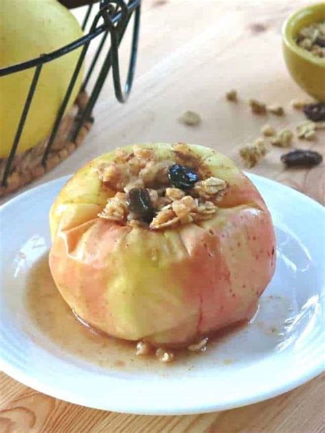 Easy Microwave Baked Apples The Dinner Mom