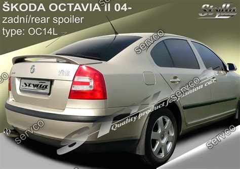 Eleron Spoiler Tuning Sport Skoda Octavia 2 RS Vrs Sedan Hatchback 2004