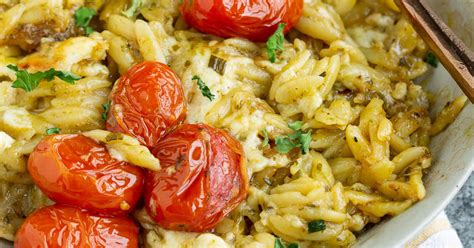 One Pan Baked Caprese Orzo Recipe — Samsung Food