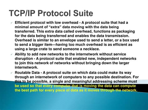 Ppt Tcp Ip Protocol Stack Powerpoint Presentation Free Download