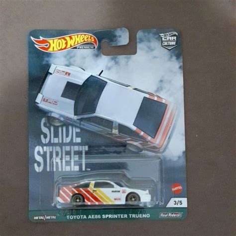 HOT WHEELS TOYOTA AE SPRINTER TRUENO SLIDE STREET PREMIUM Shopee Brasil