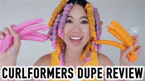 Best Heatless Hair Curlers Curlformers Dupe Review Tutorial And Demo Youtube