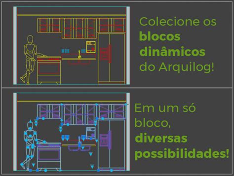 Blocos dinâmicos Arquilog Economize tempo em seus projetos