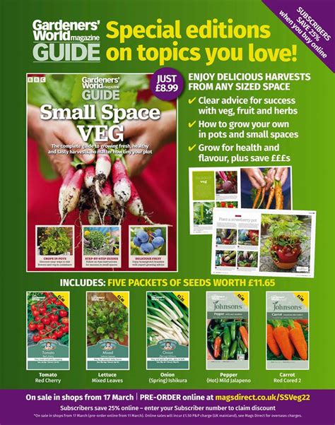 Gardeners' World magazine GUIDE | BBC Gardeners’ World Magazine April 2022