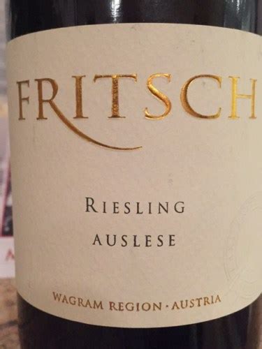 Fritsch Riesling Auslese Vivino Us