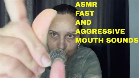 Asmr Fast And Aggressive Mouth Sounds And Hand Movements Youtube