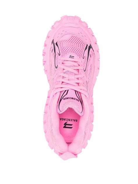 Balenciaga Bouncer Chunky Sole Sneakers Pink FARFETCH UK