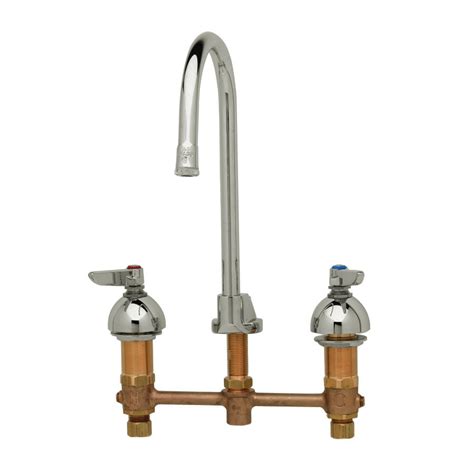 T S B Medical Lavatory Faucet With Pop Up Drain And Centers