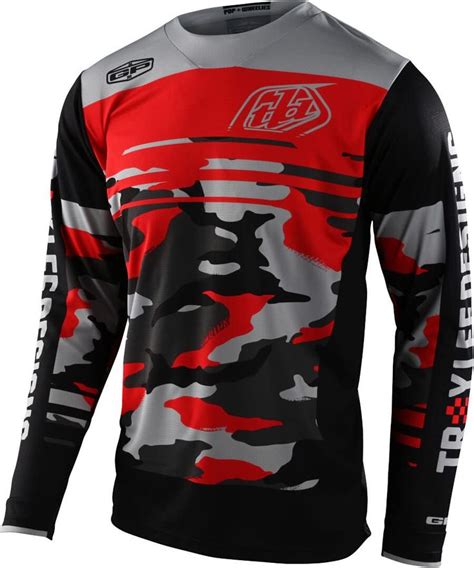 Troy Lee Designs Gp Air Warped Jersey Motocross Dirt Bike Atv Enduro