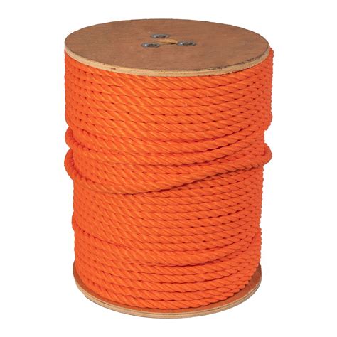 Ateret Twisted Strand Orange Polypropylene Rope Monofilament I X