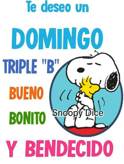 Feliz Domingo Snoopy Bonitasimagenes Net