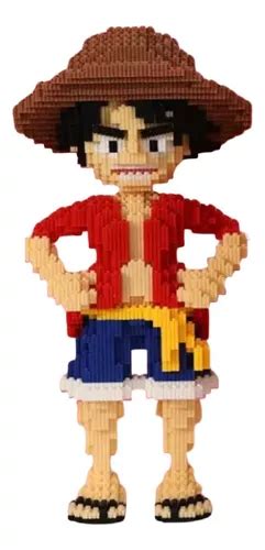 Bloque De Construcción Monkey D Luffy Anime One Piece Envío gratis