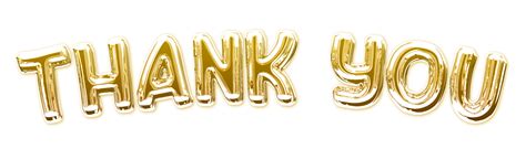 Thank You Gold 3D Text 19641481 PNG