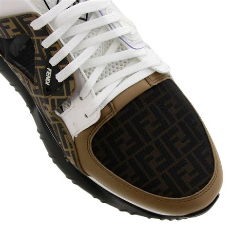 Fendi Shoes Men Sneakers Fendi Men White Sneakers Fendi 7e1217