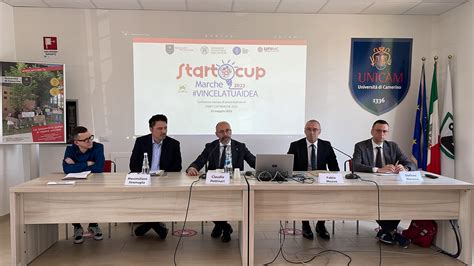 Start Cup Marche Al Via Ledizione Presentata Ad Unicam Riservata