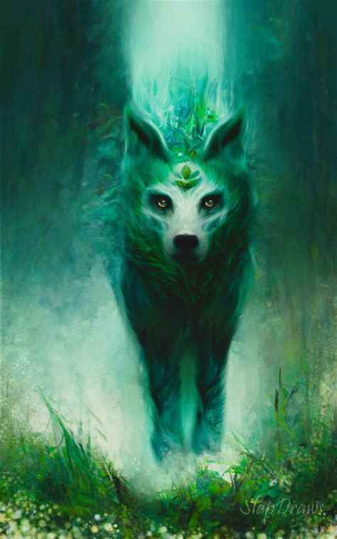 Earth Elemental Wolf By Slapdraws On Deviantart