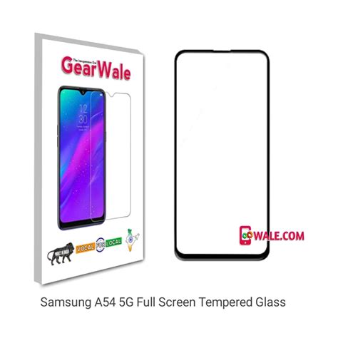 Samsung Galaxy A54 5G Full Screen 2.5D Curved Tempered Glass