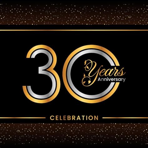 Premium Vector Th Anniversary Logo Design With Double Line Concept