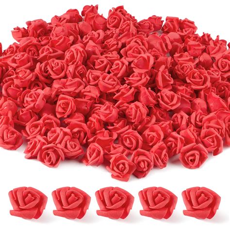 Amazon De Betessin Pcs K Nstliche Rosen Mini Schaumrosen Klein