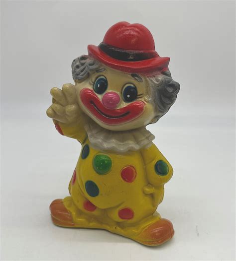 Vintage 70s Clown Piggy Bank 7 12” Tall Made In Hong Kong Ebay