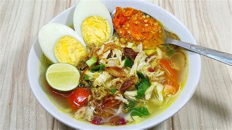 Resep Soto Ayam Kuah Bening Ala Rumahan Review