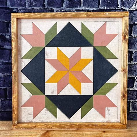 Barn Quilt Star Svg Barn Quilt Square Svg Mosaic Star Svg Star Quilt