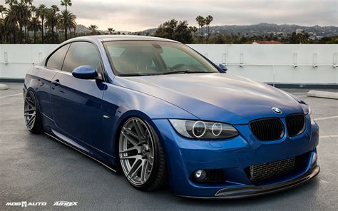 COTM Vince Ts Montego Blue E92 BMW 335i On AirRex Air Suspension