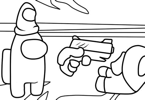 Among Us Coloring Pages My Coloring Pages Among Us Coloring Pages