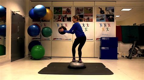 Bosu Med Ball Rotation Youtube