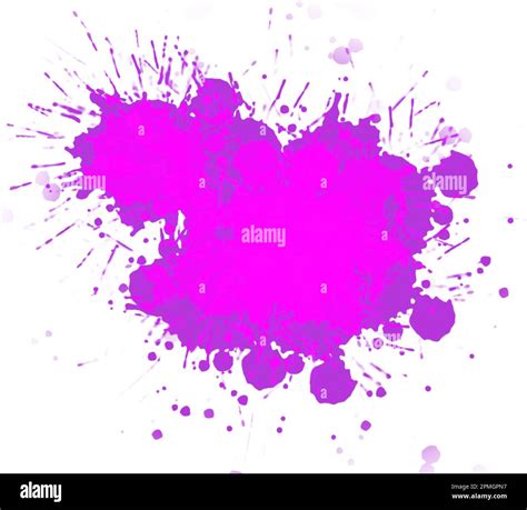 Purple Paint Splash Splatter Stock Vector Image And Art Alamy