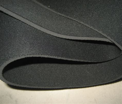 Black SBR Neoprene Rubber Fabrics 2 5MM Thickness In Fabric From Home